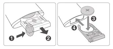 JBL Cinema SB160 - Replace the Remote Control Battery