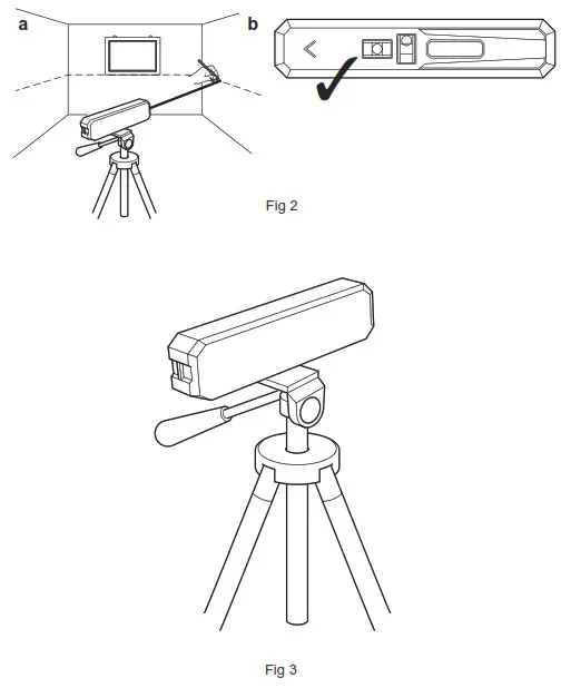 MAGNUSSON 3663602850793 3m Self Levelling Laser Level - Laser point operation