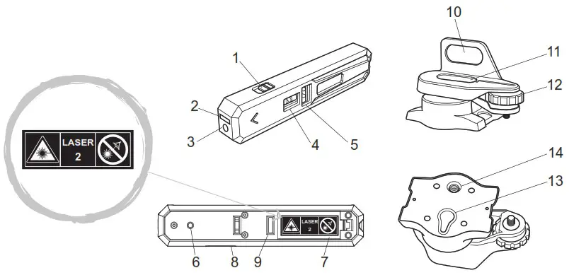 MAGNUSSON 3663602850793 3m Self Levelling Laser Level - Product Overview 2