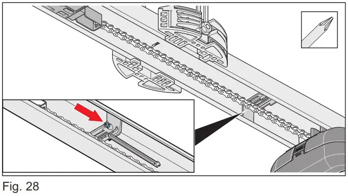 SOMMER Pro Intelligent Garage Door Operator with Separate Control Unit - Attachment to the door 15