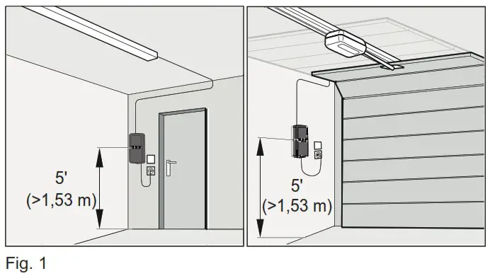 SOMMER Pro Intelligent Garage Door Operator with Separate Control Unit - Attachment to the door 17