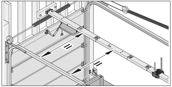 SOMMER Pro Intelligent Garage Door Operator with Separate Control Unit - Attachment to the door 5