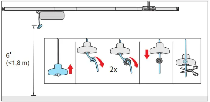 SOMMER Pro Intelligent Garage Door Operator with Separate Control Unit - Attachment to the door 9