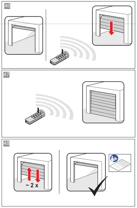 SOMMER Pro Intelligent Garage Door Operator with Separate Control Unit - Brief instructions for installation 7
