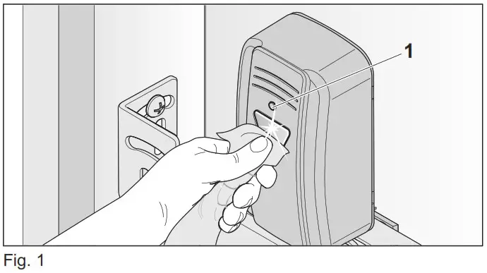 SOMMER Pro Intelligent Garage Door Operator with Separate Control Unit - Clean safety sensors