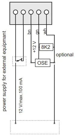 SOMMER Pro Intelligent Garage Door Operator with Separate Control Unit - Connection diagrams and functions of the DIP switches 1