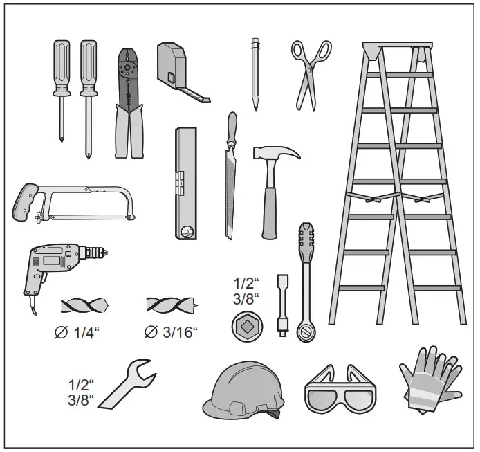 SOMMER Pro Intelligent Garage Door Operator with Separate Control Unit - Dimensions