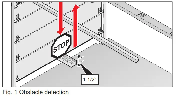 SOMMER Pro Intelligent Garage Door Operator with Separate Control Unit - Initial operation 13