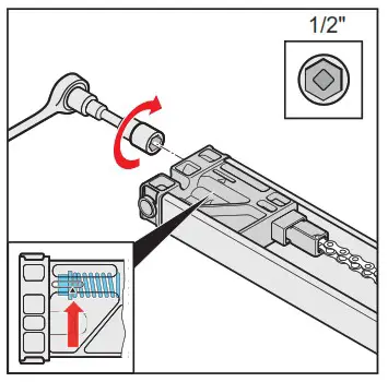 SOMMER Pro Intelligent Garage Door Operator with Separate Control Unit - Installation 12