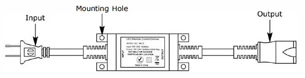Sunye Light D515 LED Remote Control Dimmer  1