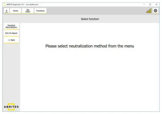 ABRITES Diagnostics for Hyundai KIA Online - Module Neutralization