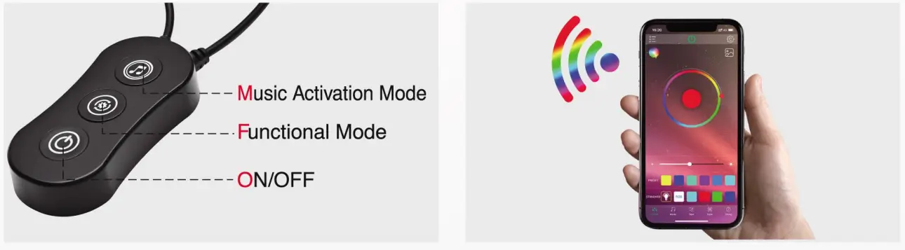 Art Century Led Light 2A4ZHARTLEDLIGHT Interior Car Lights with Smart App Control - fig1