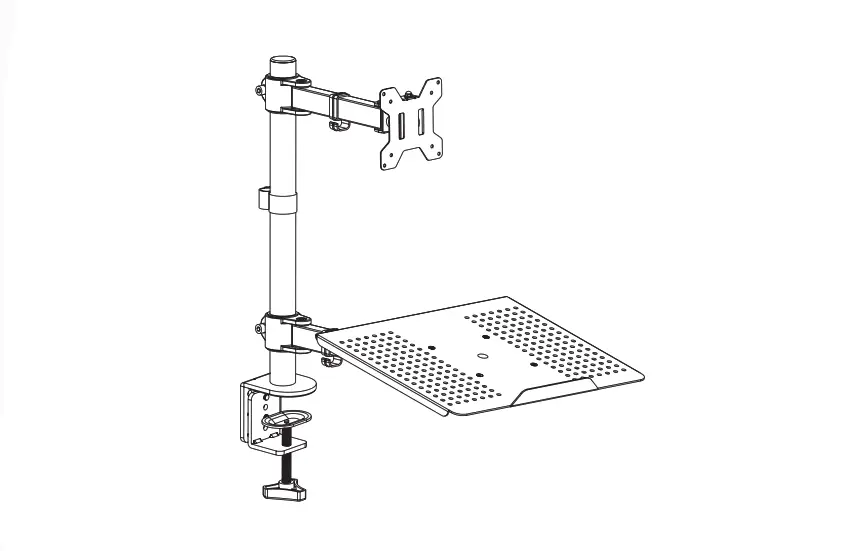 Douxe Monitorbeugel Latopstandaard Instruction Manual