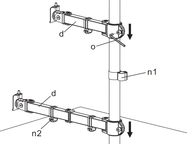 Douxe Monitorbeugel Latopstandaard - step 2
