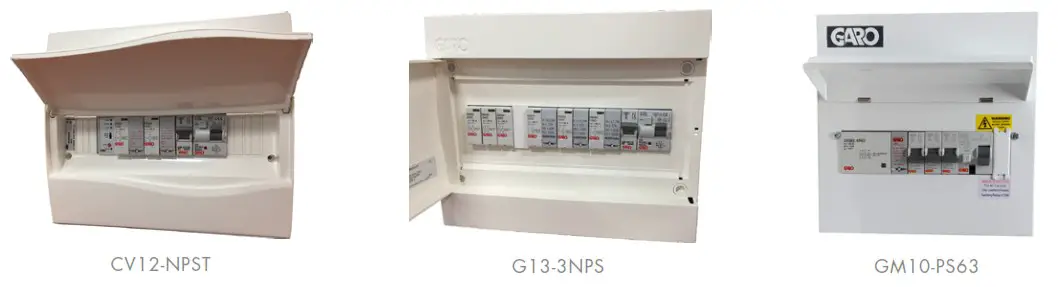 GARO CV8 PS1 Priority and Non Priority Boards - OPTIONS AVAILABLE WITHIN THE RANGE