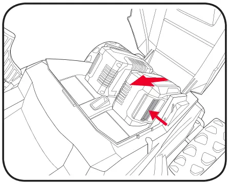 Removing the Batteries from the Mower