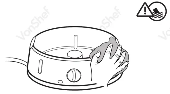 VonShef 2000047 3 Tier Steamer 800W - fig2