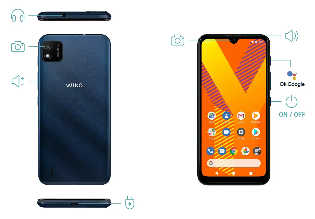 Wiko- 2386394 -Y62- Smartphone -1