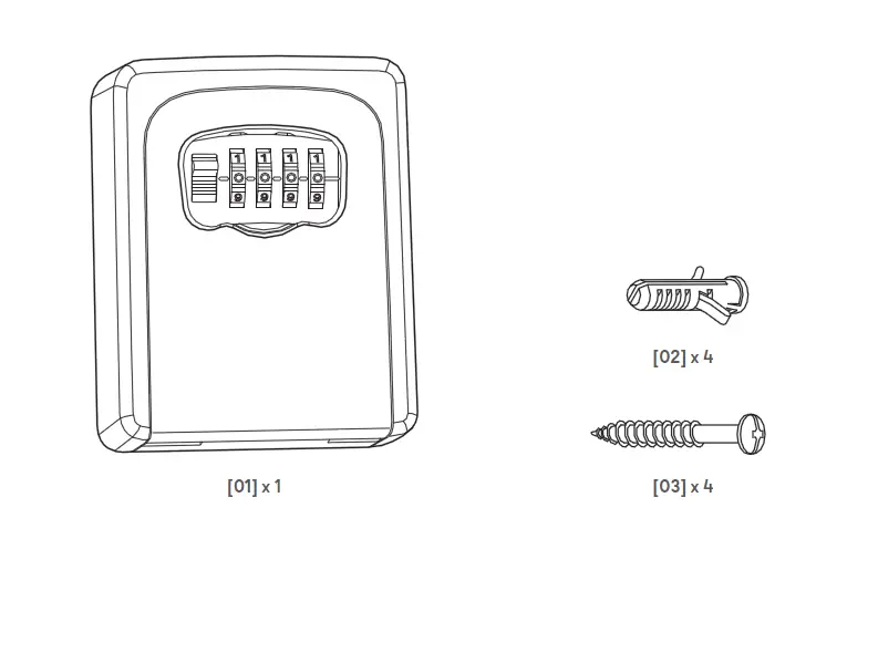 SMITH - LOCKE -BX220IM- Water-Resistant -Combination- Key -Safe- and- Cabinet -2