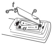 LG DVD Player Instructions Replacement of battery