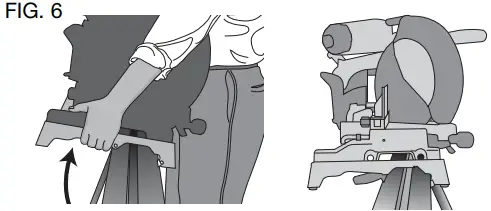 Dewalt DW723 DWX724 Heavy Duty Miter Saw Stand - FIG 6