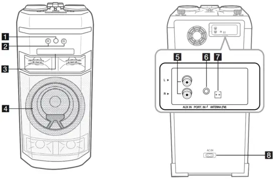 LG OK65 Mini HiFi Audio System - fig3
