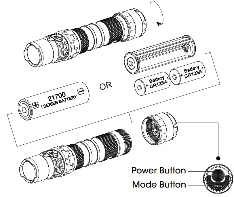 NITECORE P10i i-Generation 21700 Ultra Compact Tactical FlashlightFIG4