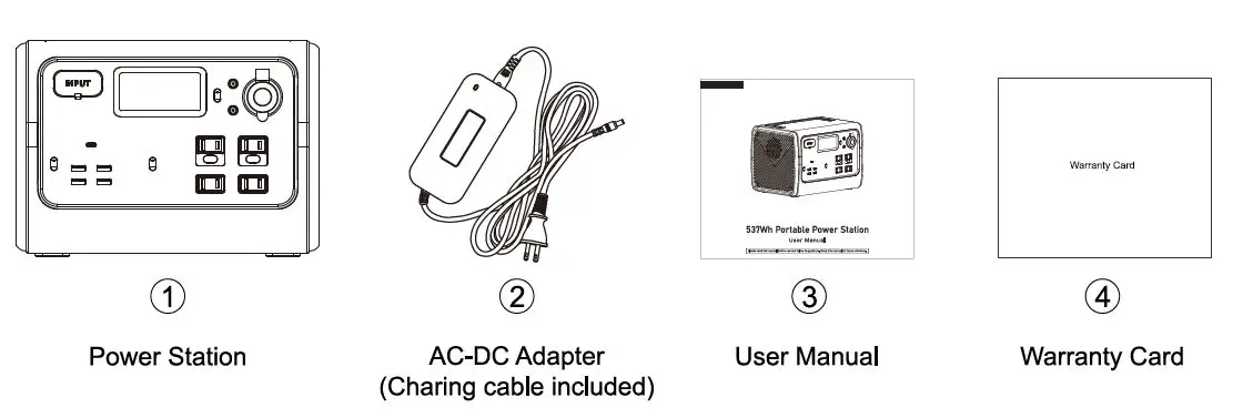 POWEROAK EB55 537Wh Portable Power Station FIG -5