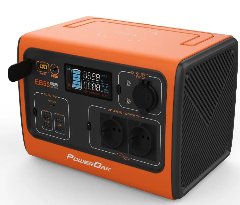 POWEROAK EB55 537Wh Portable Power Station