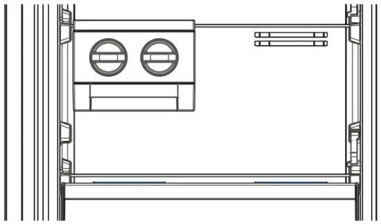 SHARP SJ SC11CMXWE EU Portable Refrigerator - top baske