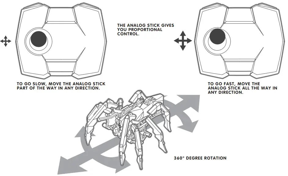 HEXBUG B01BX4EWUK Black Widow Battle Spider - fig1