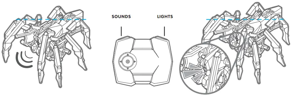 HEXBUG B01BX4EWUK Black Widow Battle Spider - fig2