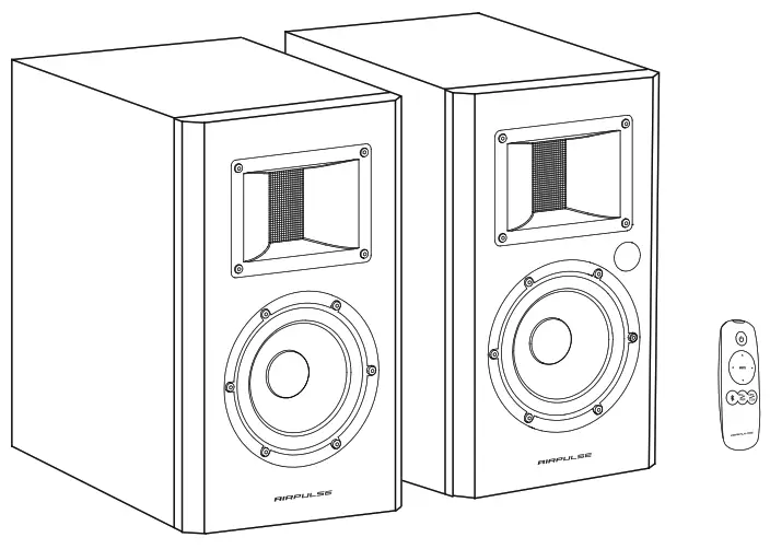 AIRPULSE A200 Active Speaker System - sPEAKER