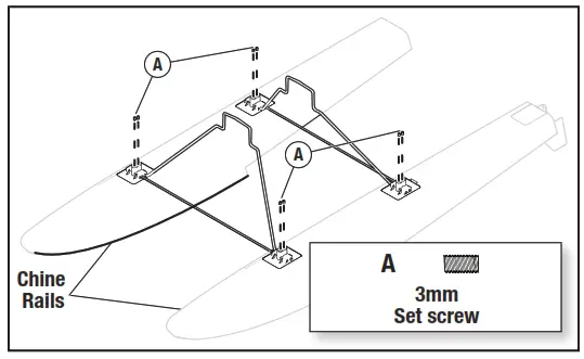 E-flite EFL53500 Maule M7 RC Plane - Float Assembly