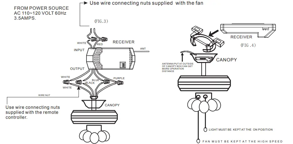 Power source connection