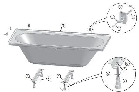 RAVAK-City-180-City-Slim-Bath-Tub-fig-3