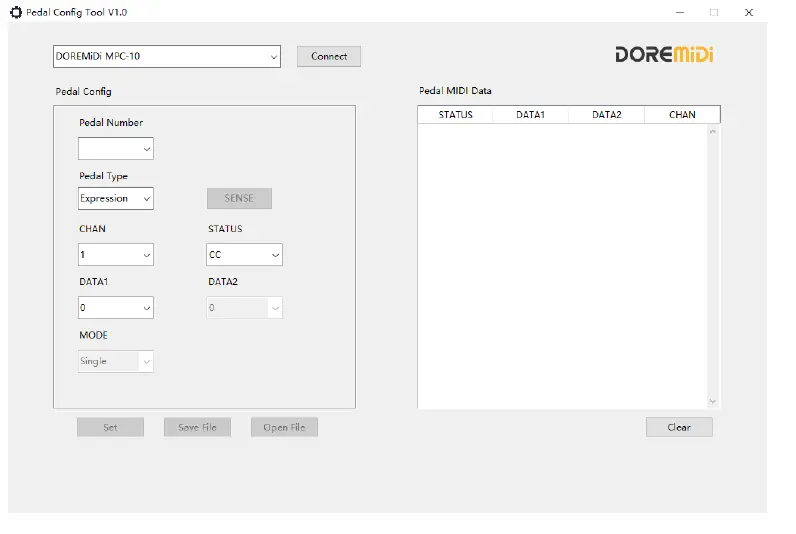 DOREMiDi MPC-10 MIDI Pedal Converter fig 2