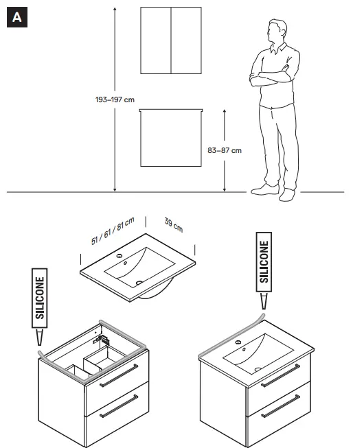 onninen B81-D39 H18 Onnline 51, 61, 81 cm 2