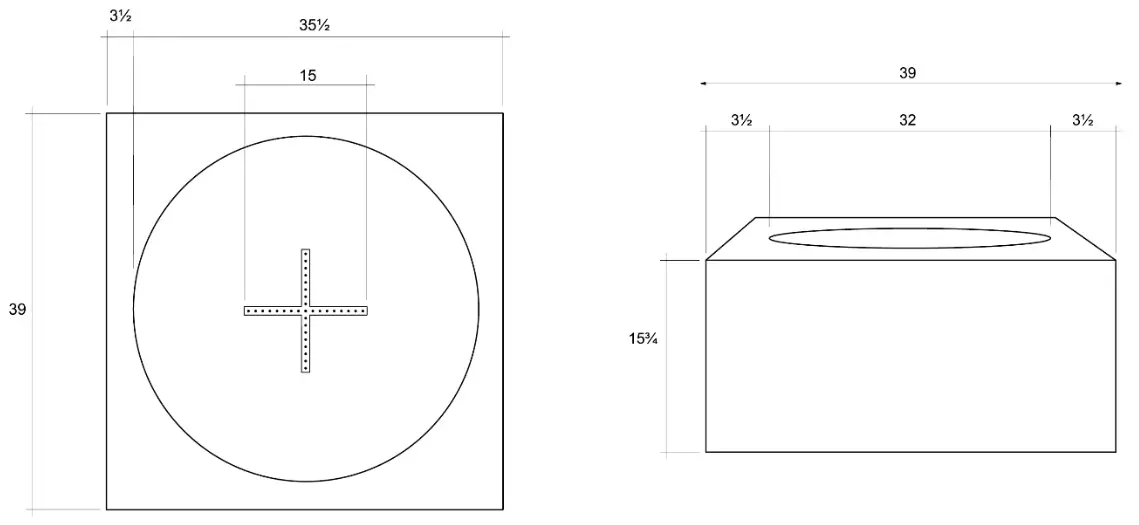 PRISM HARDSCAPES Piazza Fire Table - fig