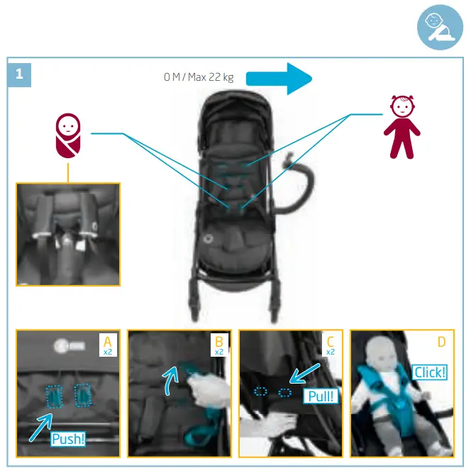 MAXI COSI Jaya Super Urban Stroller - fig 13