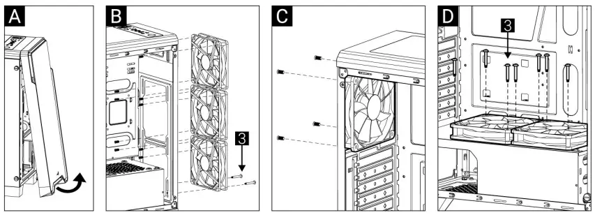 AeroCool Ore Tempered Glass Edition FRGB Midi Tower fig 10
