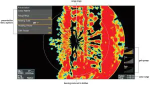 FIG 14 Changing the Radar View Display Settings