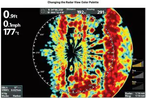 FIG 15 Changing the Radar View Color Palette