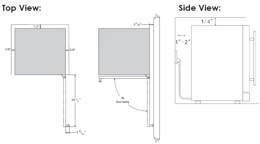 Avallon-AFR242SSRH-Undercounter-Refrigerator-6