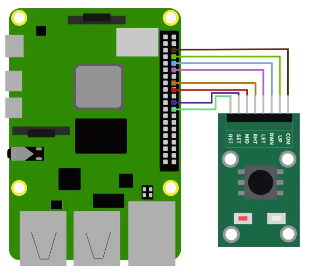 JOY-IT COM-5WS 5-Way Navigation Switch -Fig 1.