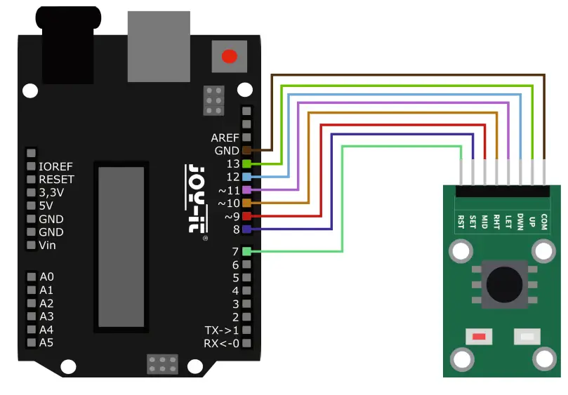 JOY-IT COM-5WS 5-Way Navigation Switch -Fig3