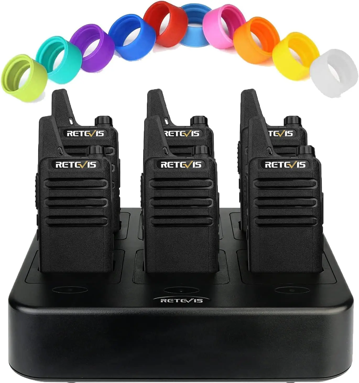 Retevis-RT22-Walkie-Talkies-with-Six-Way-Charger