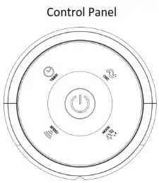 Goldair GPTF370 96cm Tower Fan with WiFi - Power button