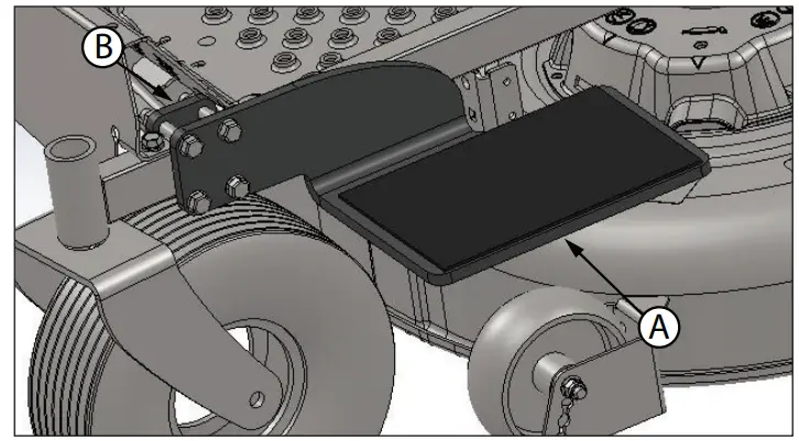 JOHN DEERE EZtrak Z200 Zero Turn Mowers - boarding step