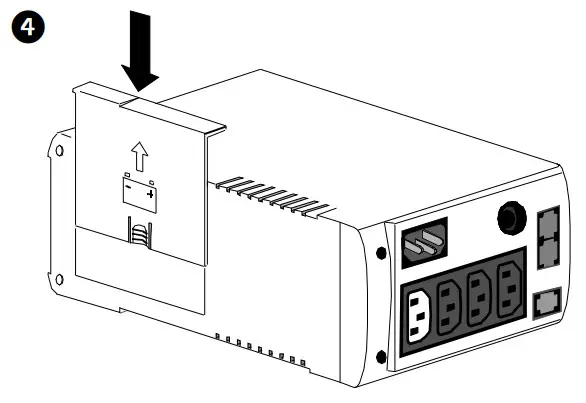 APC CS350 Uninterruptible Power Supply - Battery 4